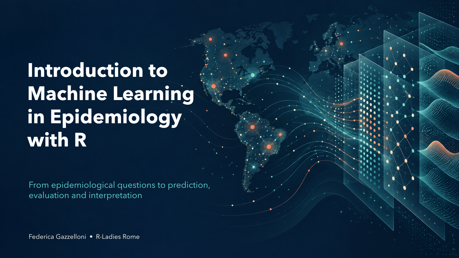 Slide 1: Introduction to Machine Learning in Epidemiology with R