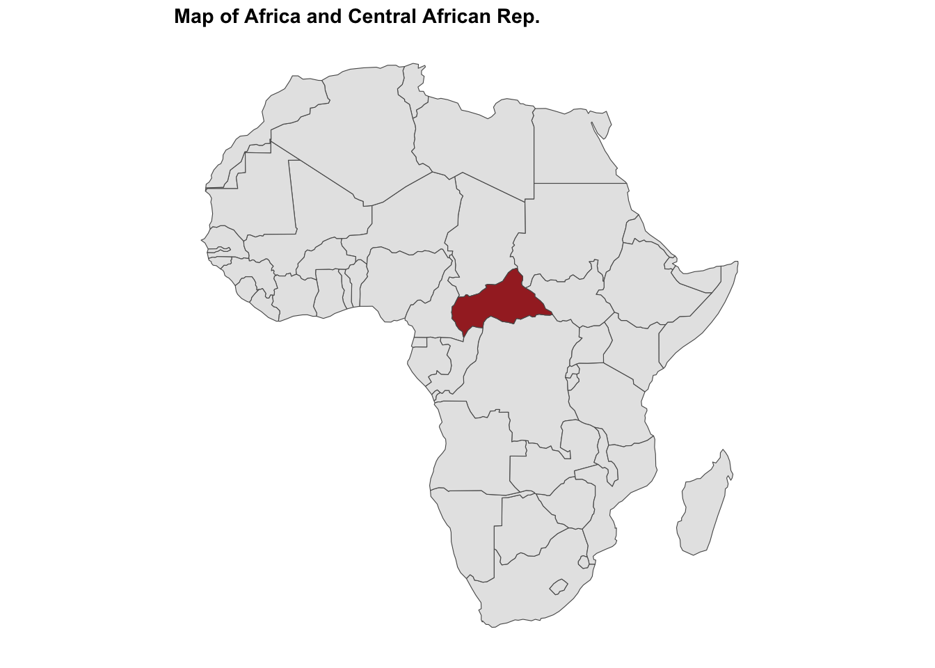 Map of Africa