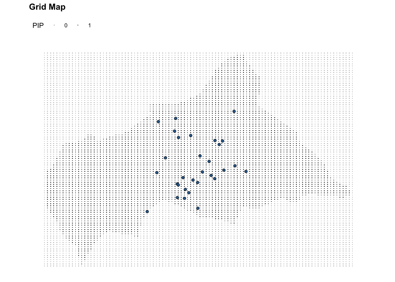 Grid-Map of Central African Rep.